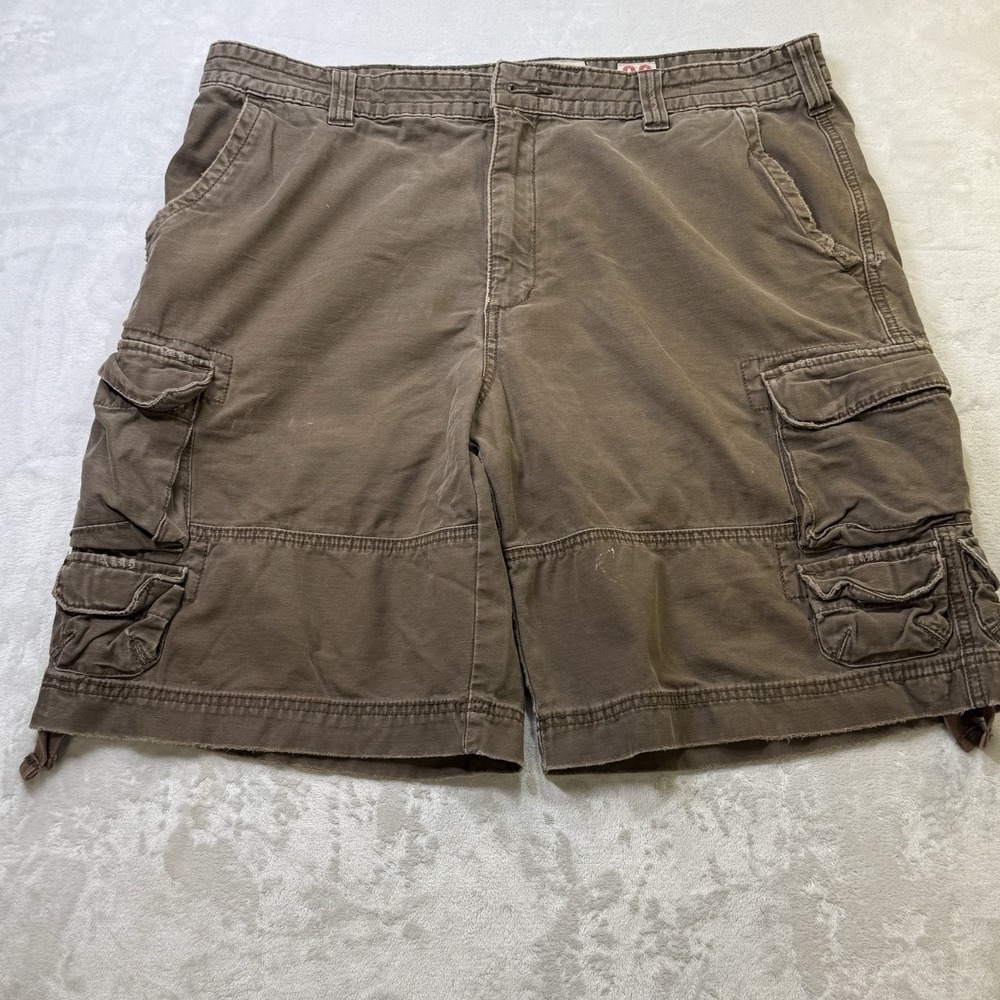Y2K Mossimo Supply Co Cargo Shorts Mens 38 Brown Utility‎ Skate Shorts